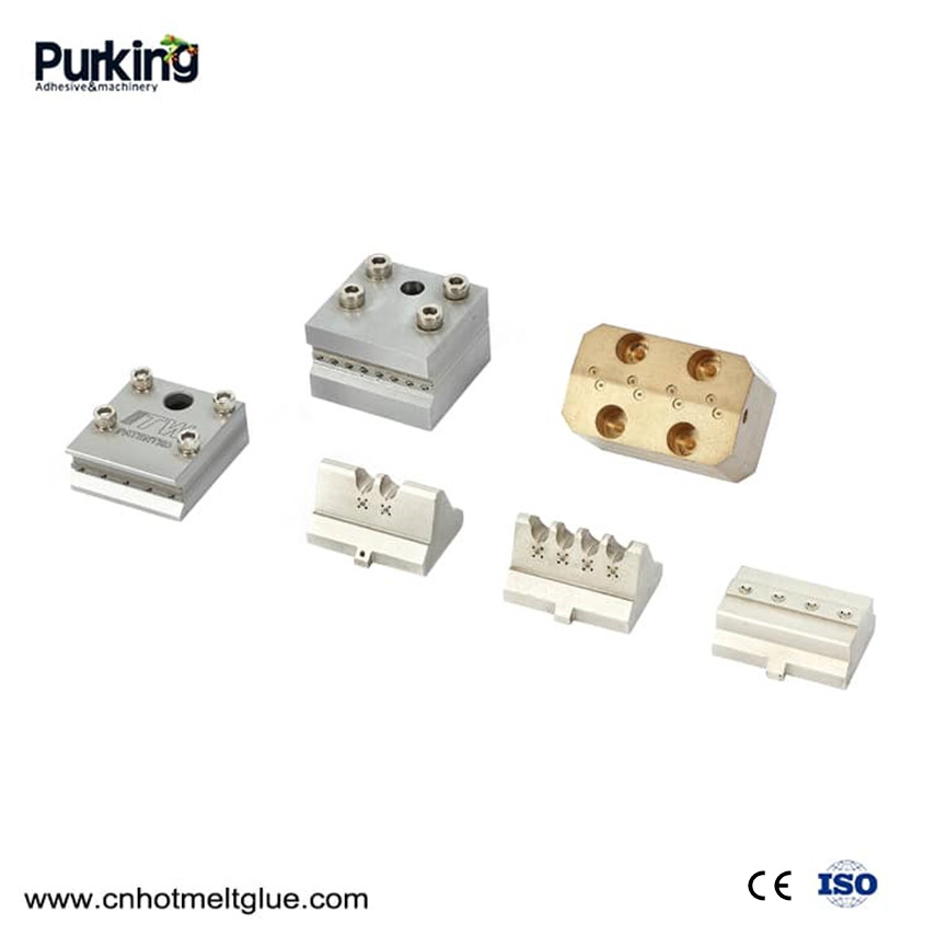 Hot melt applikátor fúvóka